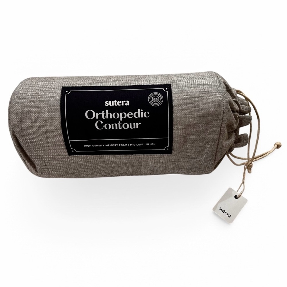 SUTERA Dream Deep Ergonomic Contour Memory Foam Orthopedic Pillow NWT